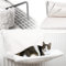 Stimo Katzenhängematte Heizung Kuschelsack universell für alle gängigen Heizkörper Katzen Liege Matte Bett