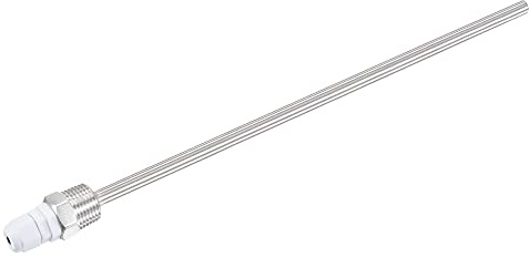 sourcing map 8mm Diamètre G1/2 Puits Thermométrique Sans Soudure Acier Inoxydable 304 300mm Longueur pour Bière Fermenteur