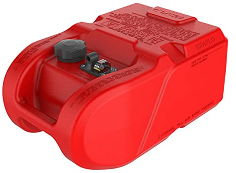 BHBXZZDB 24L Tanque De Gasolina De el plastico Portátil Gasolina Bidones para Motocicleta, Coche, Barco, Remolque, 6 galón Rojo
