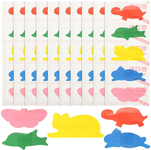 Healvian Cartoon Plasters for Kids Colorful Adhesive Bandages with Breathable Design Ideal for Small Wound Protection and Daily Use