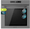 Cecotec Forno Integrabile 60 cm Bolero Hexa SM406000 Glass Grey A+. 2900 W, 72 L, 12 funzioni con Steak Master, Pizza Master, Steam Assist, Steam EasyClean, Modalità Eco e Defrost, Electronic Timer
