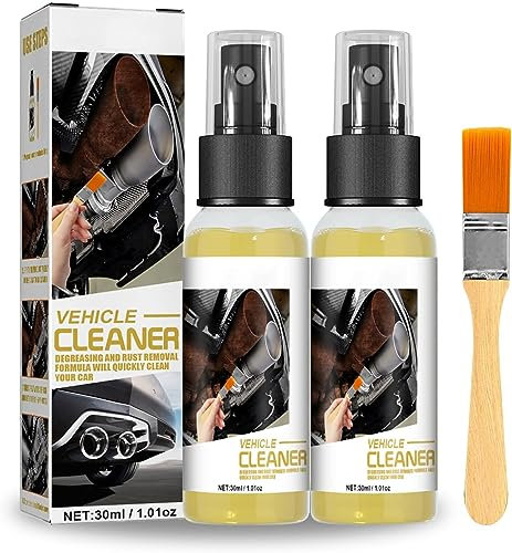 EXQST Kraftvolles Rostentfernungsspray mit Bürste, Multi-Effekt-Auto-Rostentferner, Eisenpulver, Rostentferner, Metall-Rostschutzlack