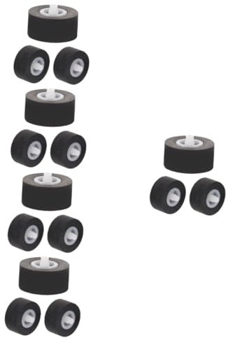 Housoutil 15 STK VCR-Andruckrolle Andruckrolle für Kassettendeck Austausch des Blockflötenlagerrads Videos flaschenzug Rollenlagerrad für Blockflöte Schreibermaschine Andruckrolle Reparatur