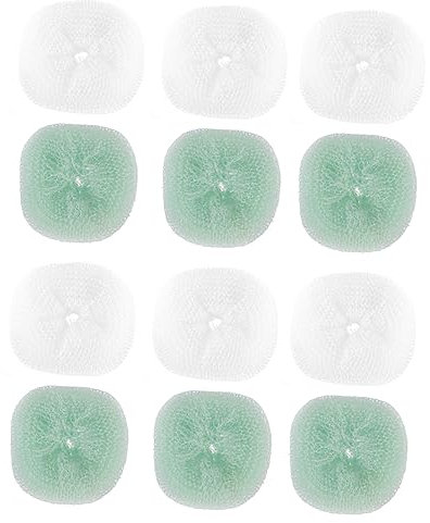 minkissy 12pcs Kitchen Scouring Balls Multi-color Washing Pot Balls for Cookware Cleaning Rust and Dirt Removal Safe Scrubbers for Household Kitchen Use Random Color