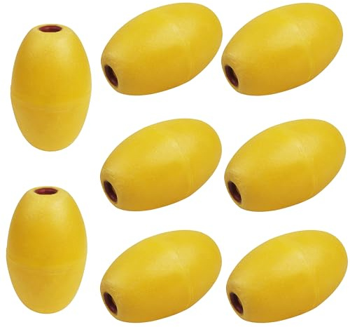 JOGFFDE Rope Floats Marine Buoys Floats Deep Water Fishing Marker Buoys Bulk Crab Trap Buoy Floats Marine Anchor Rope Float for Boats Swimming Kayak Crabbing Trail Dock Pool(TF17-8PCS)