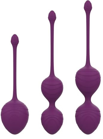 Liebeskugeln 3er Set,Perfekt für Frauen zum Beckenbodentraining,Vaginalmuskulatur Training, Blasenkontrolle, Medizinisches Silikon, Wasserdicht,Intensives Sextraining Sexspielzeug für Frauen