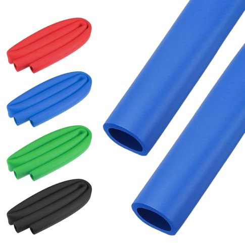 Schaumstoffschläuche für Griffstütze, ID 6mm 10mm 13.0mm 16mm Rohrisolierung Isolierschlauch 15mm TK für Heißes Und Kaltes Wasser Rohr, Außenbereich Frostschutz(Blau,6.0mm x 15mm x 1.90m)