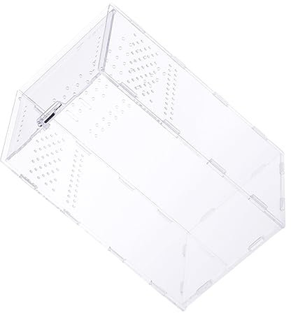 BUGUUYO 1satz Transparente Terrarien-haltungsbox Für Reptilien Hochtransparentes Design Für Schlangen Geckos Taranteln Und Mehr Leicht Zu Reinigen Beobachten