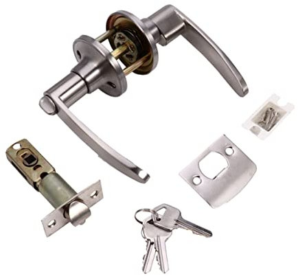 HOUDERCO Serrure De Porte Alliage De Zinc Pour Chambre Et Salon Résistante Rouille Usure