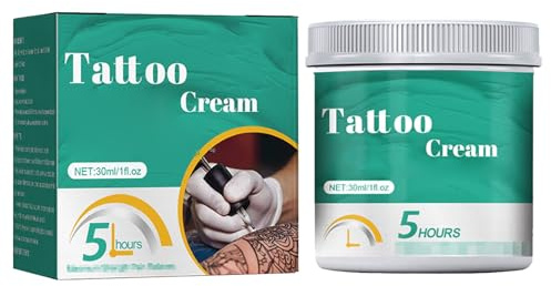 Crème de Soin pour Tatouage,Tattoo Butter Tatouage Crème,Tattoo Balm Crème de soin pour tatouage,Naturelle Crème Cicatrisante Tattoo pour Tatouages Anciens Nouveaux 1PC