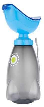 Orinatoio per auto, portatile, da viaggio, con coperchio e imbuto, a prova di perdite, design antiodore, ideale per viaggi su strada, campeggio, ingorghi stradali, per uomini, donne e bambini, inclusi