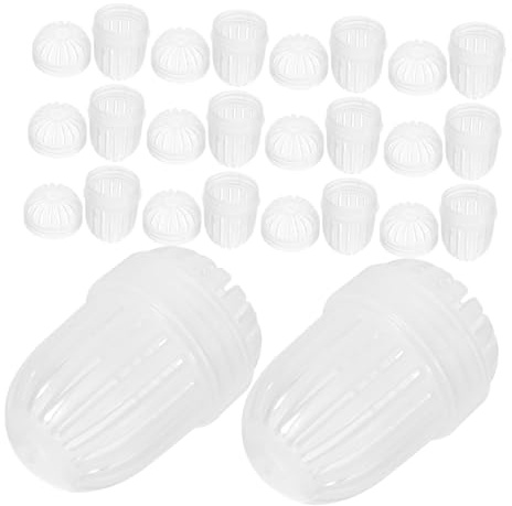 VOSAREA 20pièces Infuseur à Thé Maille Plastique Panier Filtrant Pour Vrac Compatible Théière Et Tasse Filtre Sans Fuite Pour Infusion Pure