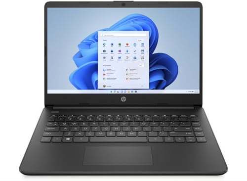 HP Stream 14 Laptop | Intel Celeron N4120 | 4 GB RAM | 128 GB SSD | Intel UHD Graphics 600 | HD (1366 x 768) Display | Windows 11 Home | Jet Black