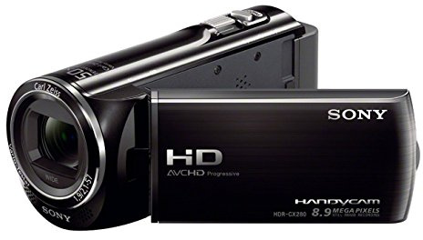 Sony HDR-CX280E Camcorder 8.9MP Exmor R CMOS sensor with 27x Optical Zoom 50x Extended Zoom 2.7-Inch Screen Black (Renewed)