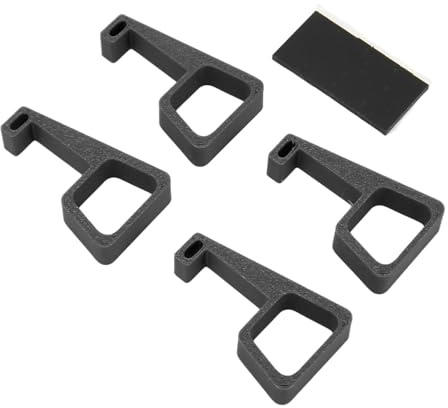 Xiuganpo Soporte de Elevación de Disipación de Calor Delgado 4 Piezas para Consola de Juegos, Soporte Horizontal Fácil de Instalar para Accesorios Delgados, Material ABS (BLACK)