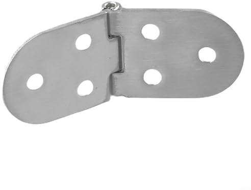 Cerniera pieghevole in acciaio inossidabile per scrivania con coperchio ribaltabile, 180° autoportante per montaggio a incasso, cerniera per mobili pesanti