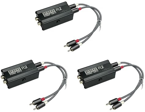 Janasiba 3X Isolateur Audio de Boucle de Terre Filtre de Bruit Audio Isolateur de Suppression de Bruit Réducteur de Bruit de Signal Audio