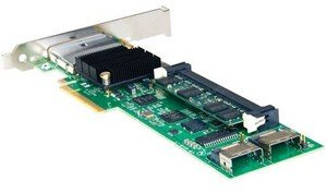 Intel RAID Controller SRCSASJV ContrÃ'der Lagerung (RAID) - 8 Kanal, SATA - 300/SAS Geringer Platzverbrauch: 300 MB/s, RAID 0, 1, 5, 6, 10, 50, 60, PCI Express x8
