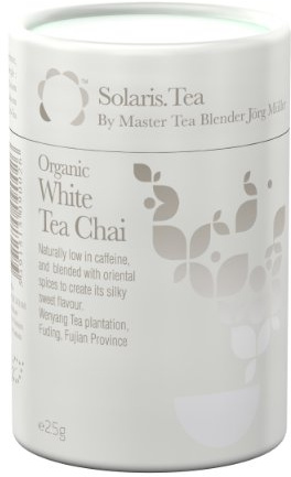 Solaris Tea Organic Loose Whole Leaf White Tea Chai 25 g