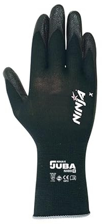 Juba - Guante ninja-x nylon antiwet palma negro talla 9