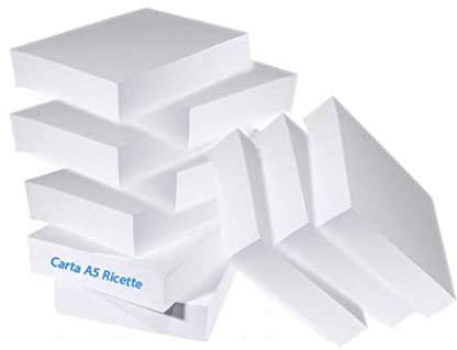 10 Ries Papier A5 500 Blatt weiß Papier Kopierpapier Drucker 14,8 x 21 cm Rezepte