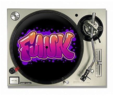 IDYD Funk DJ skivspelare Slipmats 30 cm eller 18 cm (12 tum)