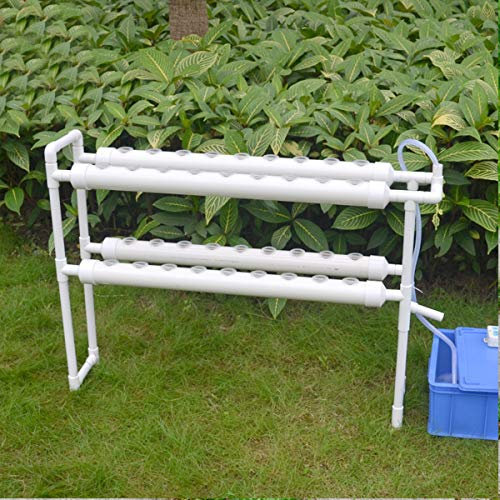 SONSAN 2 Layer Hydroponic Grow Kit 36 Sites Ebb Flow Deep Water Culture DWC Planing Garden Vegetable System