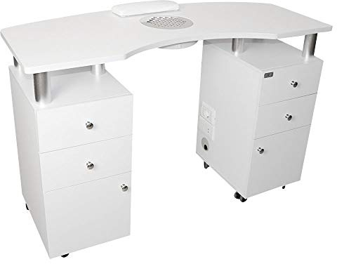 Mira. Tavolo da Manicure Professionale con Aspiratore 50W