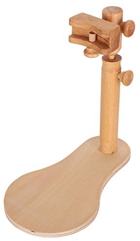 Supporto da Tavolo Rotante per Ricamo, Telaio in Legno Regolabile per Punto Croce, Supporto per Lavori a Mano, Regalo per Natale e Ringraziamento
