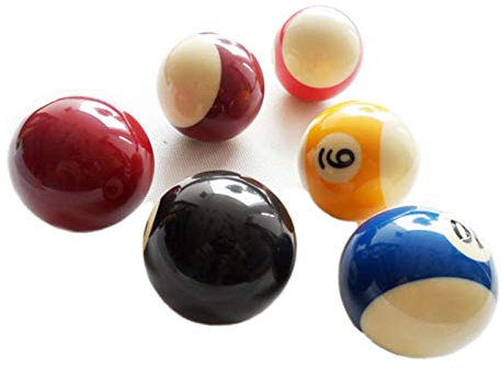 TX GIRL 2pcs/lot Single Billiard Cue Balls 52.5mm Resin Pool Balls Nine-ball Balls Billiards Accessories (Color : NO14)