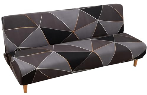 Meicynhoger Housse de Canapé Clic Clac Extensible 3 Places,Couverture de Canapé pour Banquette Clic Clac Pliant sans Accoudoirs 180-210cm (L,Couleur J)