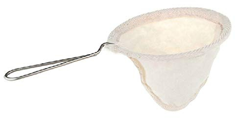 Kaffeefilter kegeln aus Edelstahl gießen über Kaffee wieder verwendbar Tropf Kaffeefilter griff Flanell tuch Sieb Filtertasse Kaffeegitter Filter beutel Weiß
