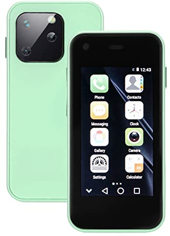 Fockety -Smartphone für Android 6.0, kleines entsperrtes 3G-Dual-SIM-Handy mit 2,5-Zoll-HD-Bildschirm, 1 GB RAM, 8 GB ROM, HD-Kamera und 1580 mAh, WiFi-Bluetooth-Quad-Core-Handy