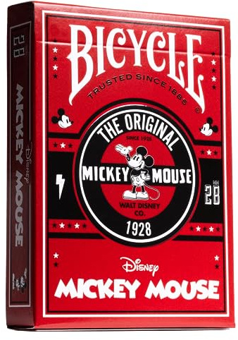 Bicycle - Spel med 54 spelkort - kreativ samling - Disney Mickey Classic - magi/magiskt kort