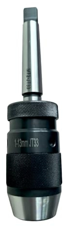 ATNVIDSG Keyless Drill Chuck MT2 Morse Taper Mount,Lathe Milling and Drilling Machine 3-Jaw for Portable Drills,Bench Drills,Milling Machines,Lathes,Etc.Adjustable 1/32-1/2 (1mm-13mm)