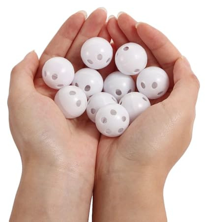 BWESOO 10 pezzi di sonaglio bianco sonaglio inserti sonaglio scatola riparazione bambola creatore di rumore inserto sonaglio per animali marionette bambola sonagli animali domestici sonagli e anelli