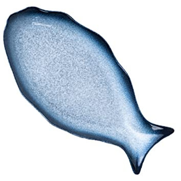 OKUMEYR Servierplatte in Fischform Aus Keramik Zum Servieren Von Fischgerichten Und Meeresfrüchten Langlebige Küchenguide