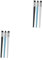 TEHAUX 2sets Oil Pastel Smudge Pen Blending Stick Mixing Stick Retro Oil Lamp 3d Printing Pen Soft Head Stirring Stick Doodle 3d Printer Pen Kit Oil Pastels Sponge Pencil Blender 3pcs*2