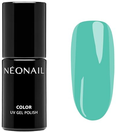 NÉONAIL Smalto Semipermanente Unghie 7,2 ml - Smalto Verde Aqua Siren - Smalti Gel Per Unghie UV Led - Nail Polish - NÉONAIL Colori - Smalto Unghie