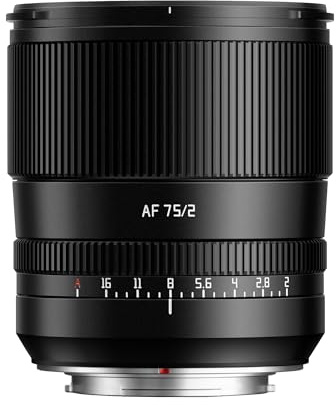 TTARTISAN 75mm F2 Camera Lens for Fuji X Mount Auto Focus Full Frame Portrait Lens