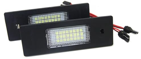 BYSKJZ License Plate Lights For Nissan For Serena For C27 For Altima 2pcs Car LED License Plate Light Car License Plate Illumination Lights