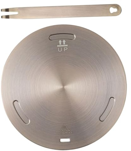 TOYZFRIENDY Plaque de Diffusion de Chaleur 28 Cm en Acier Inoxydable Rose Doré Adaptateur pour Cuisinière Induction et Gaz Ustensiles Cuisine Professionnels Usage Domestique