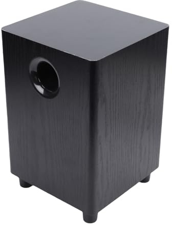 Luocute 6,5 Tums Passiv Subwoofer, 100 W Högeffektsutgång med Djup Bas och MDF-kapsling, Jordlågpassfilter för Hemmabio och Studio