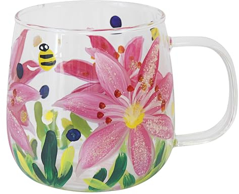 Lesser & Pavey Lynsey Johnstone Lilies Cup | Hot Drinks, Travel Mug, Coffee Tea Or Hot Chocolate, Thermal, Home Office Travel