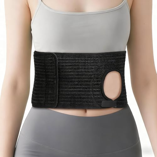 Stomiband För Män Och Kvinnor, Stomiband Med Hål/Öppningar, Justerbart 6-9,5 Cm, Bukband För Kolostomi, Ileostomi, Rektostomi(Small)