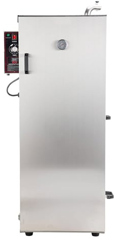 HAKKA Commercial Smoker 8 Racks,Electric Outdoor Cold Smoker Cabinet 30-110℃ for Sunday Roast, Cooking Pastrami, Sausage, Bacon, Smoked Chicken