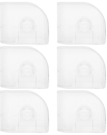 6 Pièces Boîte de Rangement pour Montres en Acrylique Transparente | Structure Carrée Trou Suspendre, Visibilité Nette et Format Léger, pour Paquet et Bagage