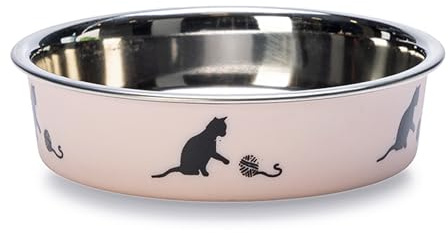 Flamingo Bols Mangeoire Bella Kena pour Chat ,Rouge -10 cm -160 ml