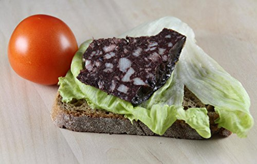 BLUTWURST ca. 400 g DOSE (1kg=12,48€) - MADE IN GERMANY REGIONAL OHNE MASSENTIERHALTUNG LACTOSEFREI GLUTENFREI