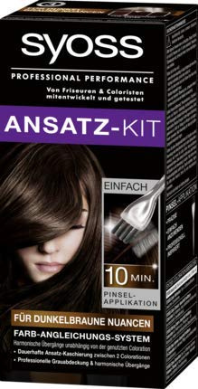 Syoss Ansatz-Kit für dunkelbraune Nuancen Haarfarbe professional Performance 22 ml 1-er pack